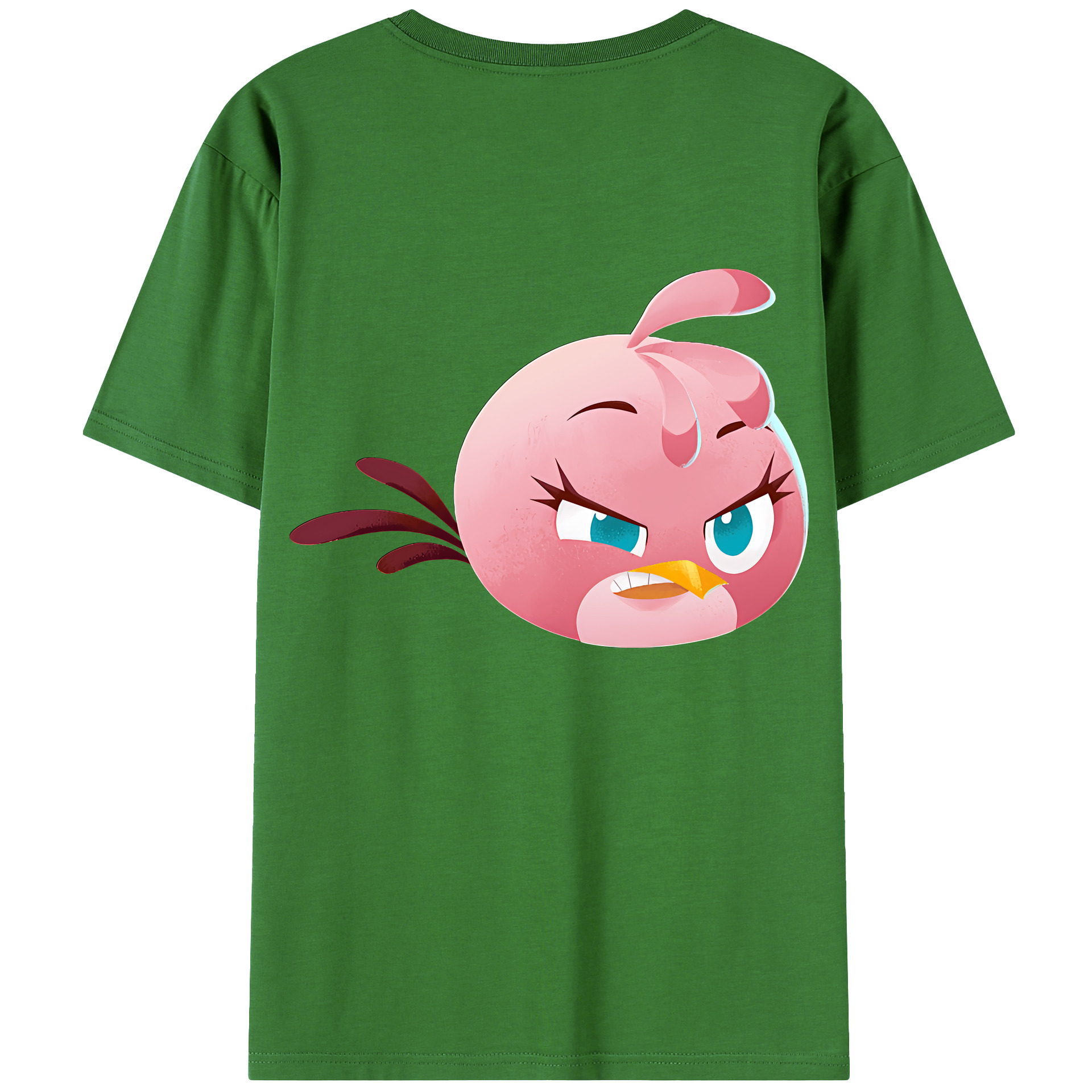 （画像用） Angry Birds アングリーバード レディース半袖Tシャツ(バックプリント)